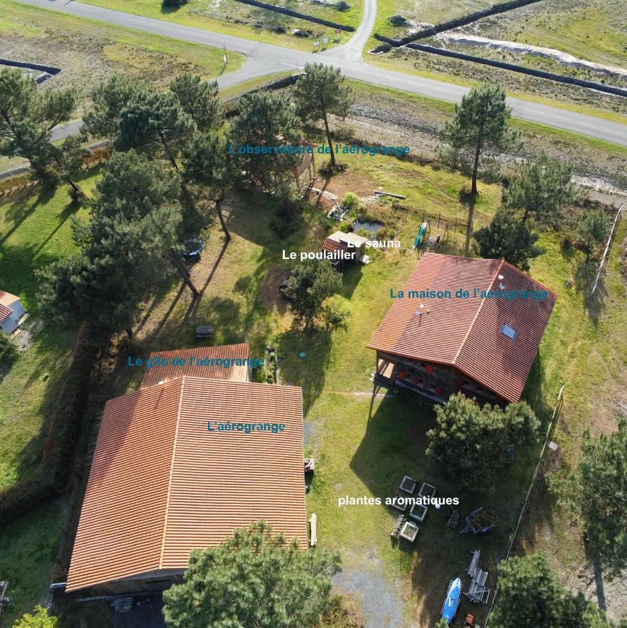 Le Gite De L'Aerogrange Biscarrosse Exteriör bild